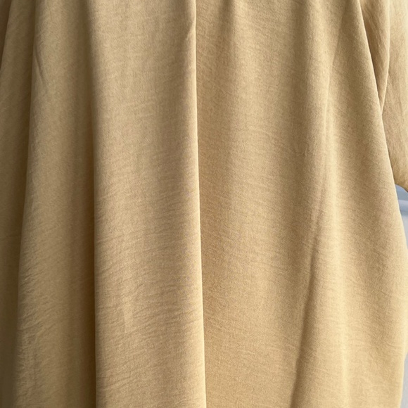 0067/ Nude Kaftan Style Dress Crinkle Airflow Material - Picture 4 of 7